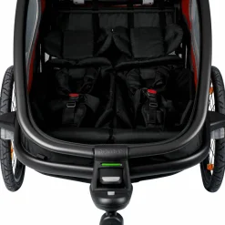 Hamax Outback (+ Bicycle Arm & Stroller Wheel) Red/Black