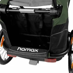 Hamax Outback (+ Bicycle Arm & Stroller Wheel) Green/Black