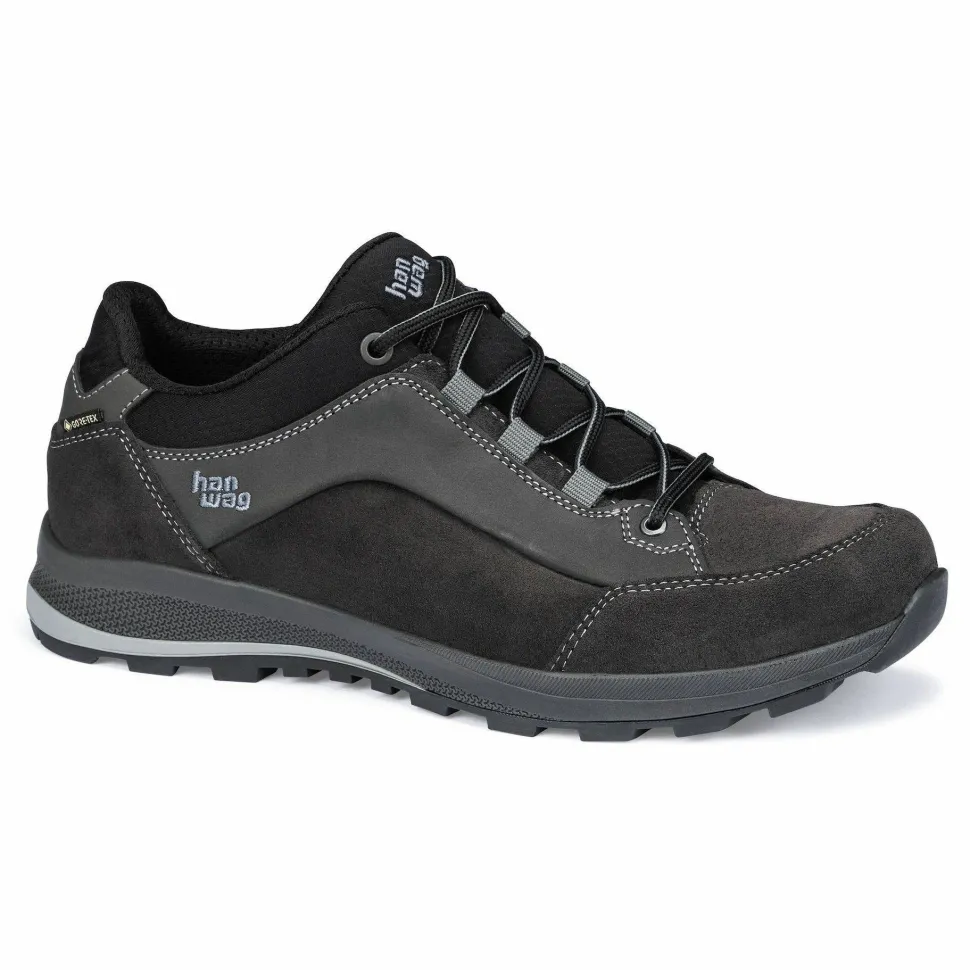 Hanwag Men's Banks Low Gore-Tex Asphalt/Black