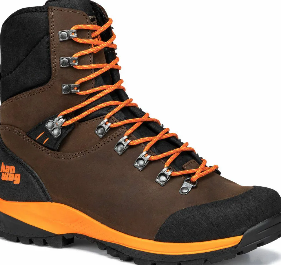 Hanwag Men's Kalixfors Mid SF Extra GORE-TEX Brown/Orange