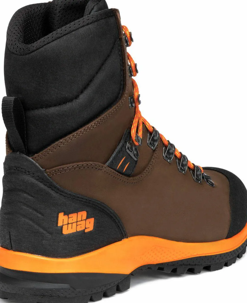 Hanwag Men's Kalixfors Mid SF Extra GORE-TEX Brown/Orange