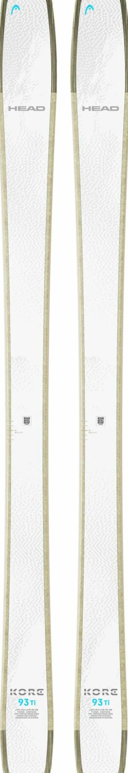 Head Women's Kore 93 Ti White/blue