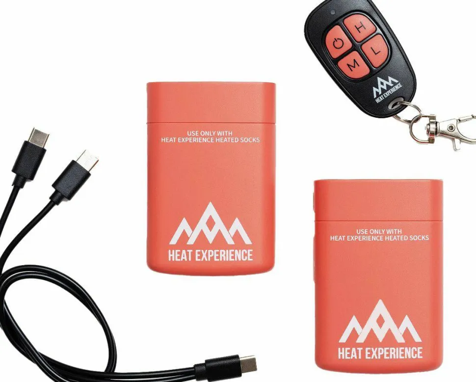 Heat Experience Socks Battery (Pair) With Remote V2 Black