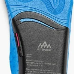 Heat Experience Wireless Charging App Insoles Blue