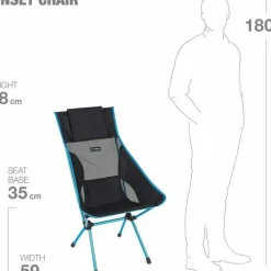 Helinox Sunset Chair Black/O Blue