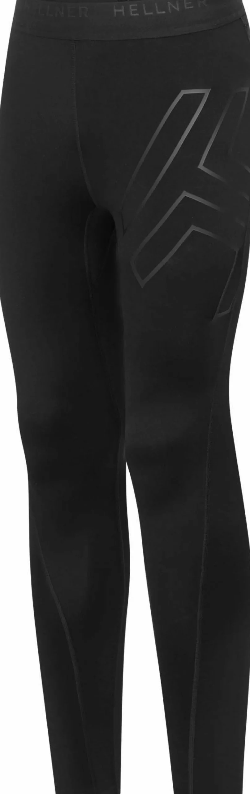 Hellner Men's Compression Full Length Tights Black Beauty