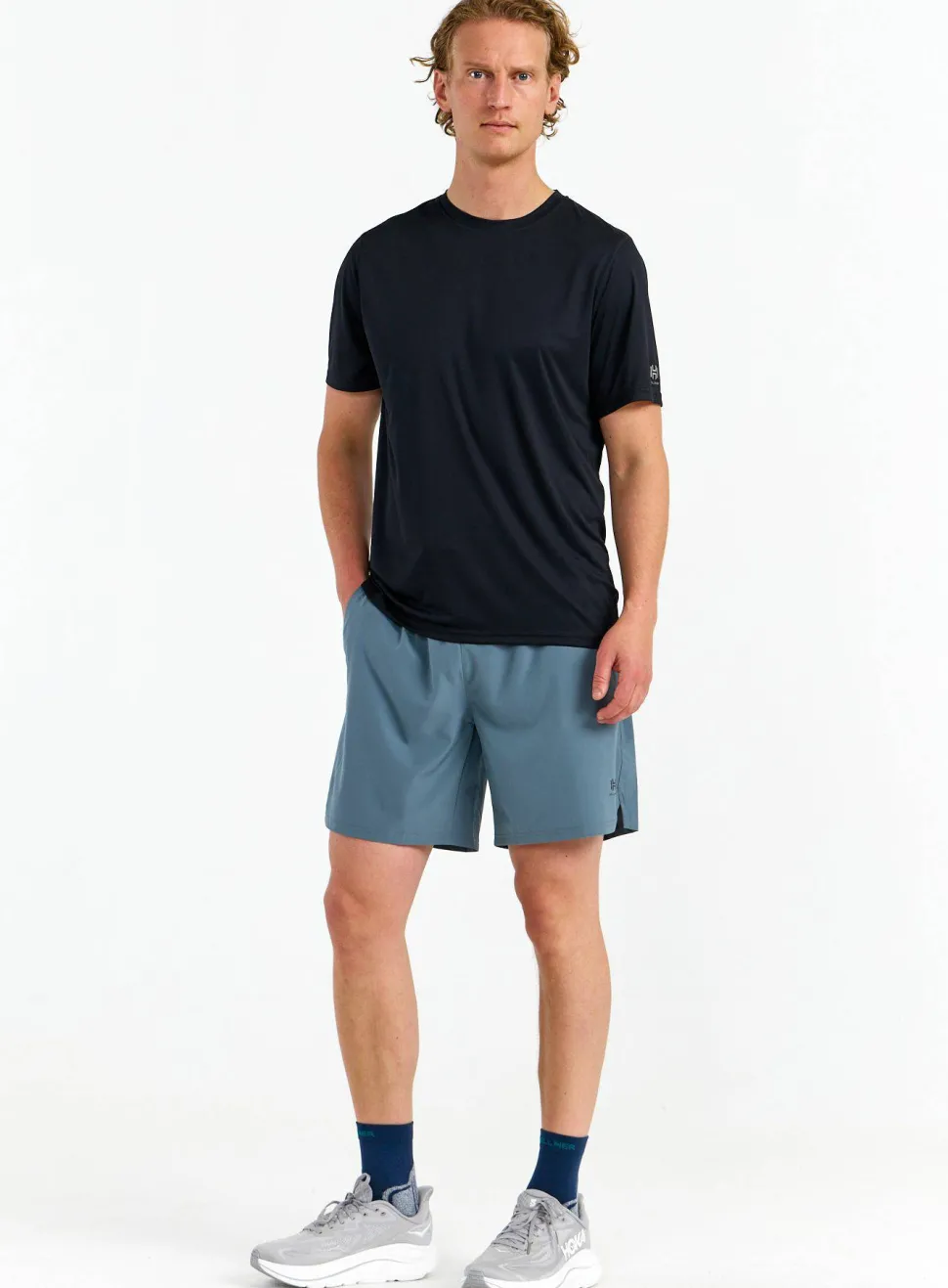 Hellner Men's Core Running Shorts Stormy Weather