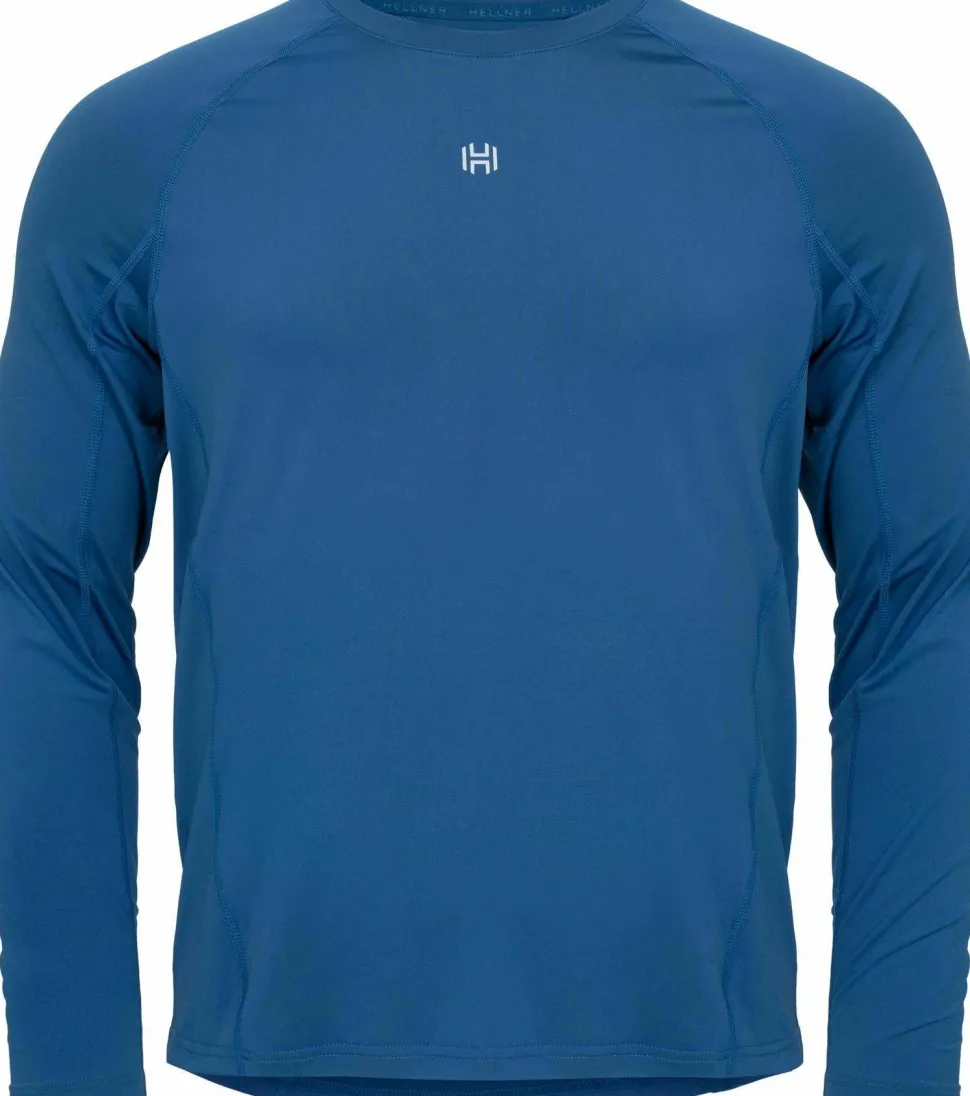 Hellner Men's Core Running Rn Long Sleeve Tee Ensign Blue