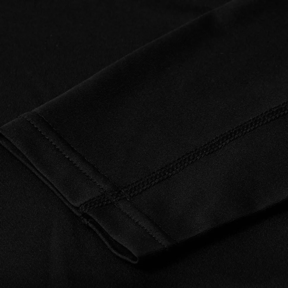 Hellner Men's Core Running Halfzip LS Tee Black Beauty