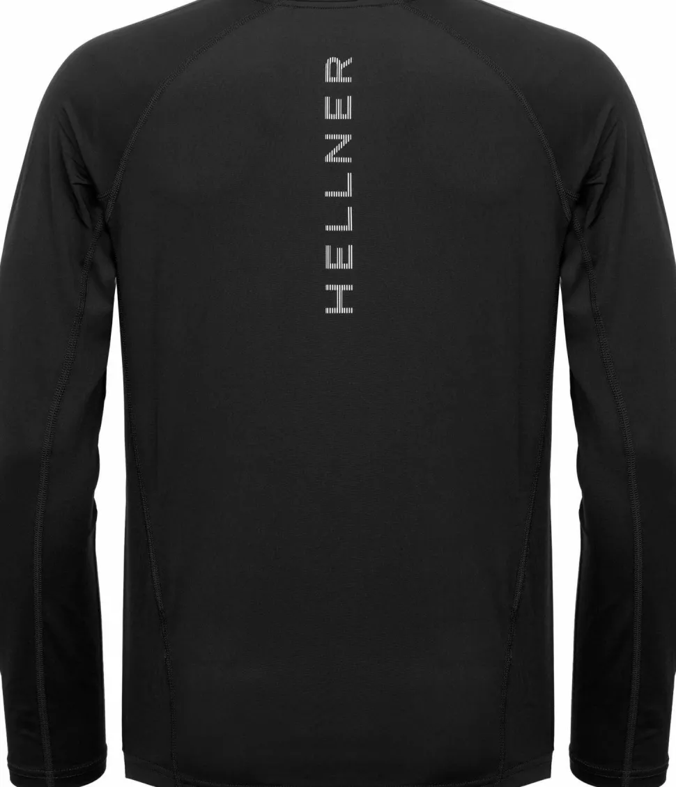 Hellner Men's Core Running Rn Long Sleeve Tee Black Beauty