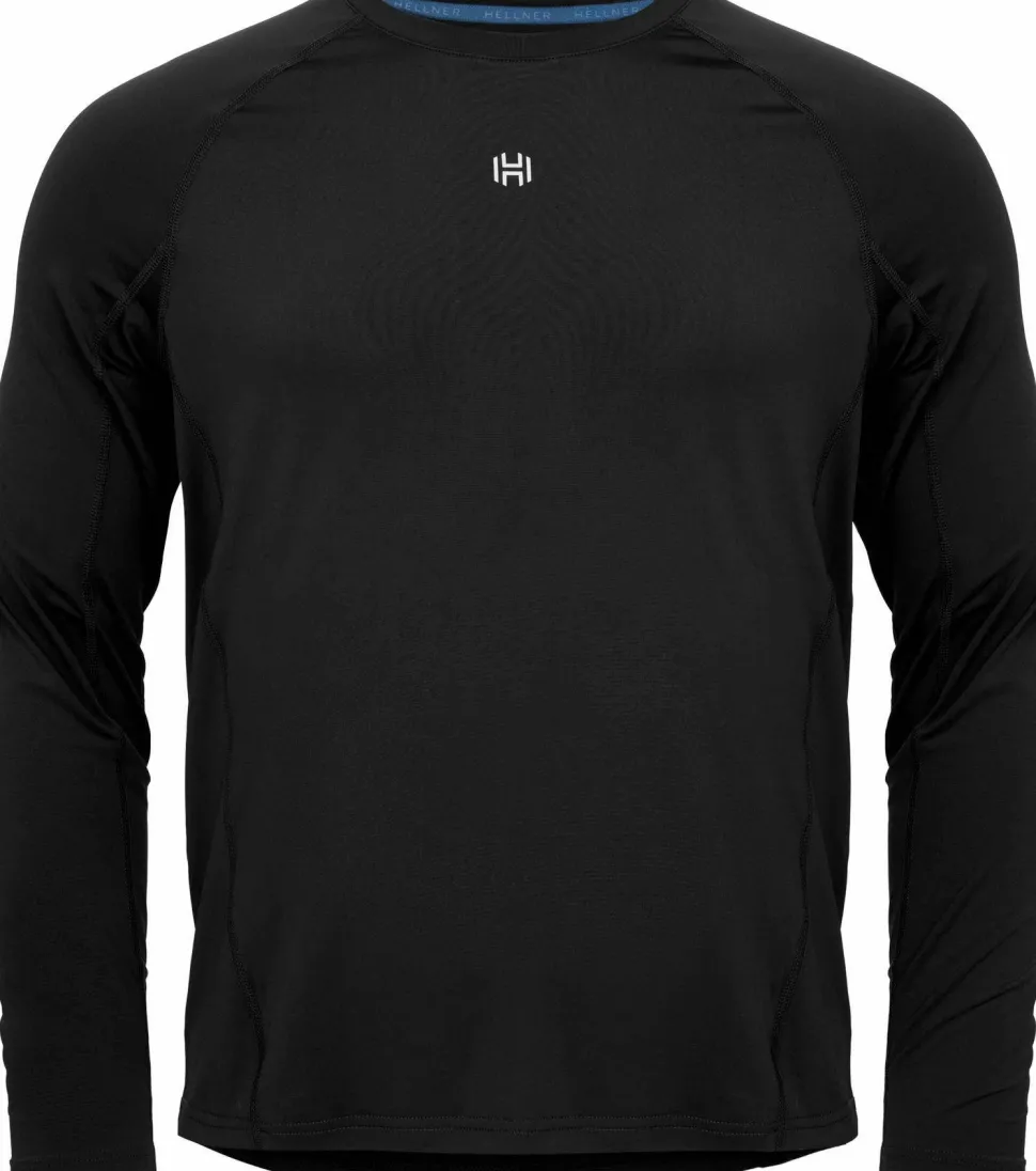 Hellner Men's Core Running Rn Long Sleeve Tee Black Beauty