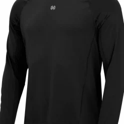 Hellner Men's Core Running Rn Long Sleeve Tee Black Beauty