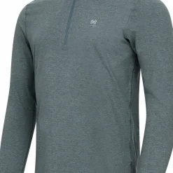 Hellner Men's Nunis Halfzip Long Sleeve Tee Stormy Weather