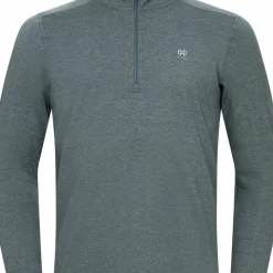 Hellner Men's Nunis Halfzip Long Sleeve Tee Stormy Weather