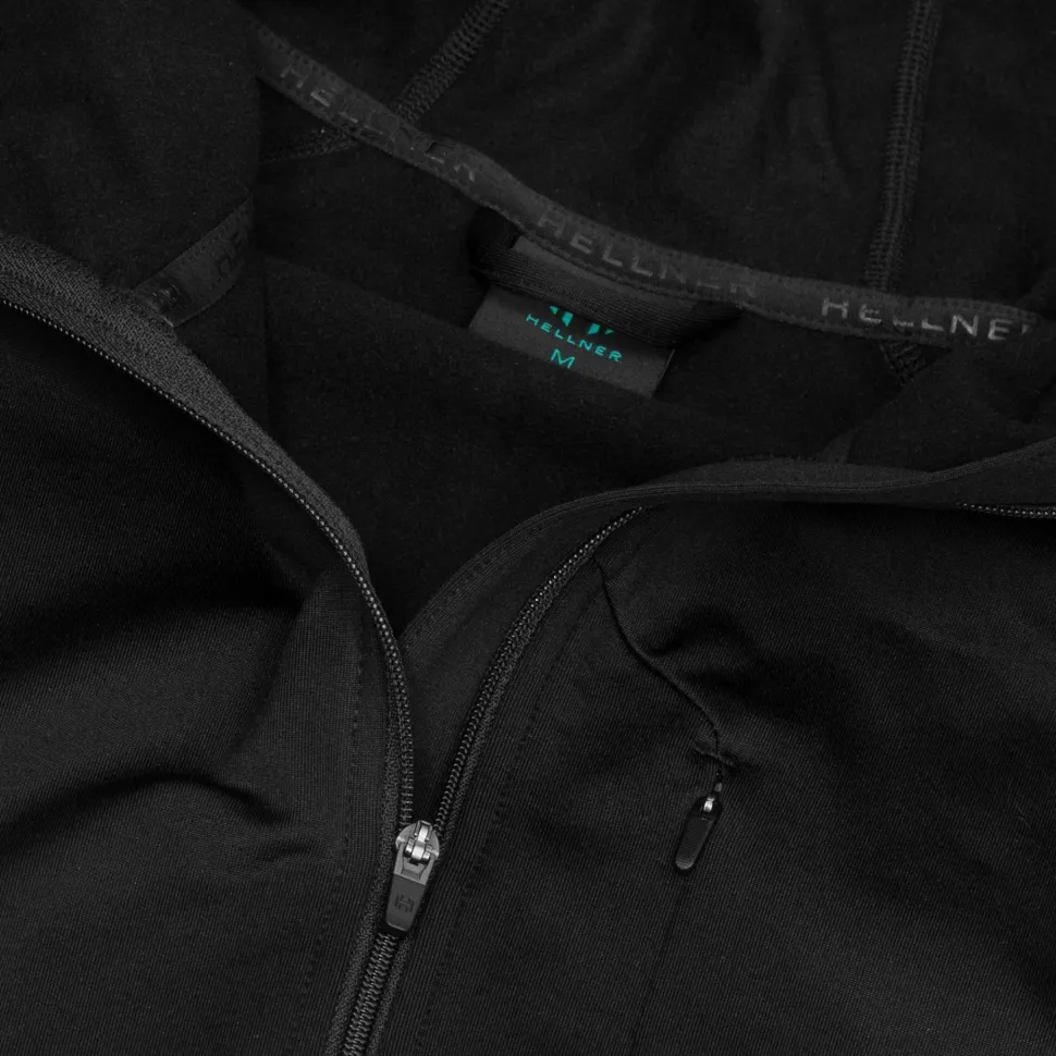 Hellner Men's Tech Fleece Hood Black Beauty