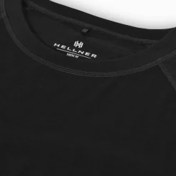 Hellner Men's Wool Warm Base Layer Long Sleeve Black Beauty