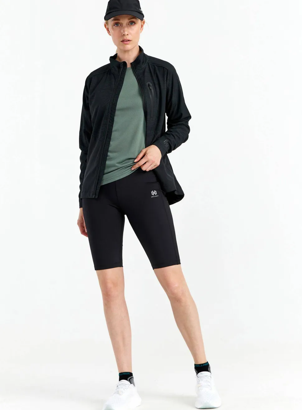 Hellner Mustavaara Short Tights Women Jet Black