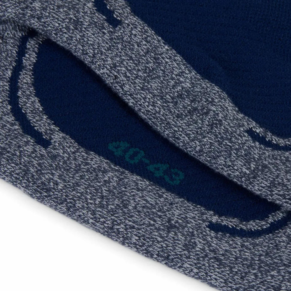 Hellner Shaftless Tech Run Sock Dress Blues