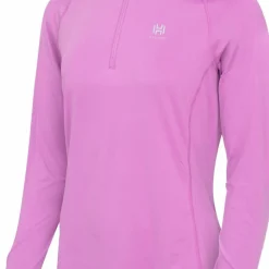 Hellner Women's Core Running Halfzip LS Tee Mulberry