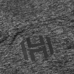 Hellner Women's Nunis Halfzip Long Sleeve Tee Black Beauty Melange
