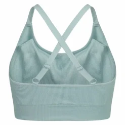 Hellner Women's Seamless Tech Sport Bra Blue Haze
