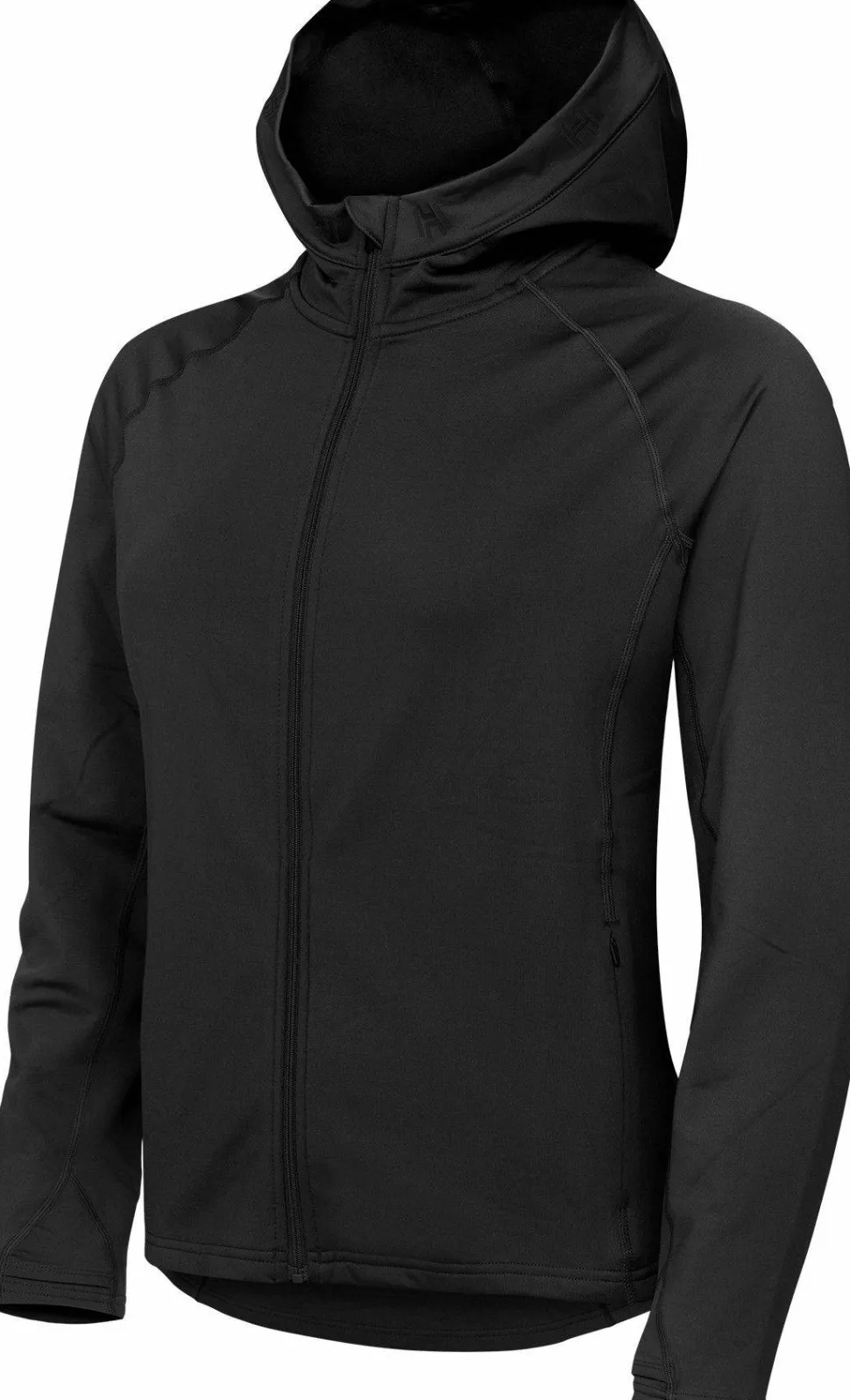 Hellner Women's Tech Fleece Hood Black Beauty