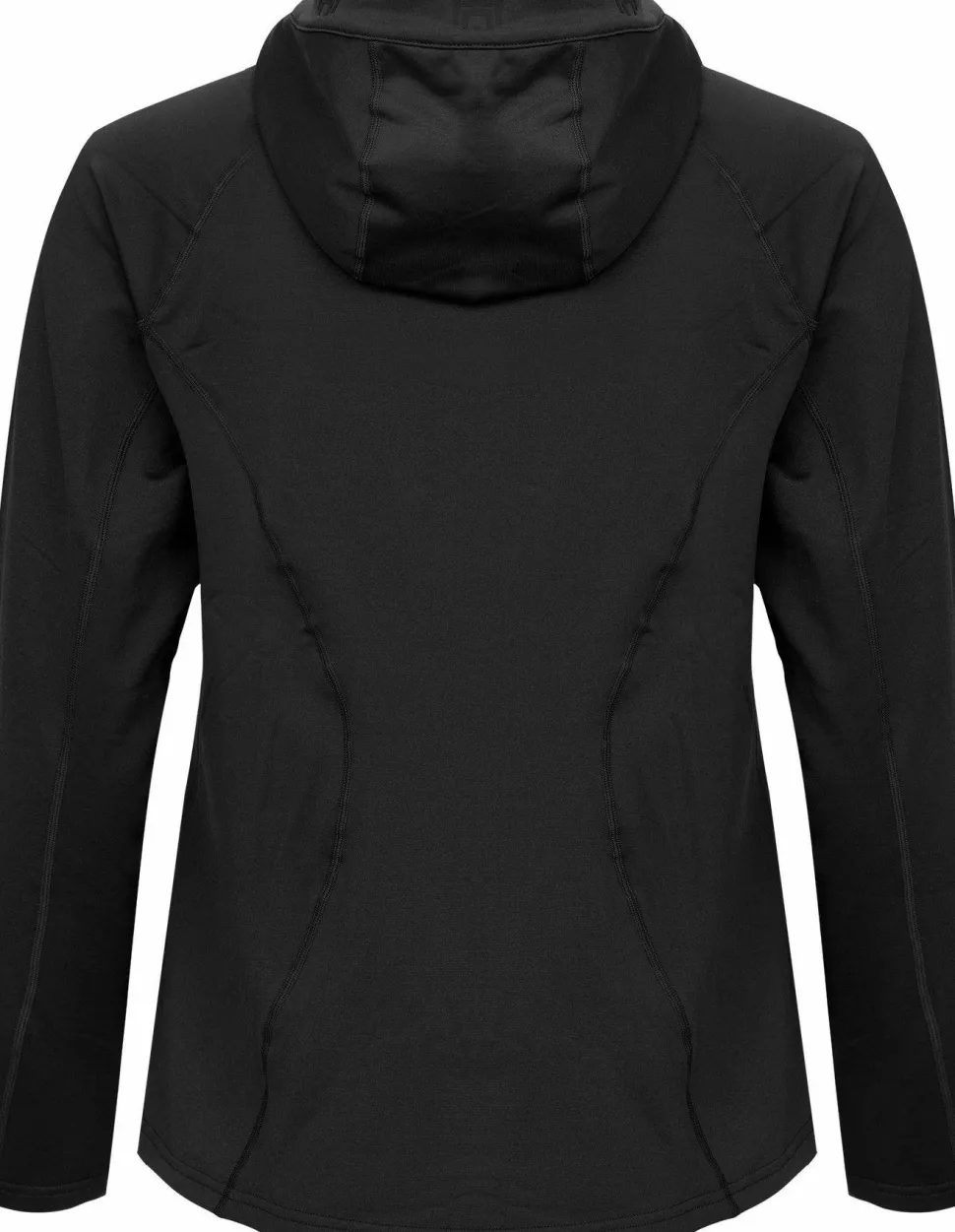 Hellner Women's Tech Fleece Hood Black Beauty