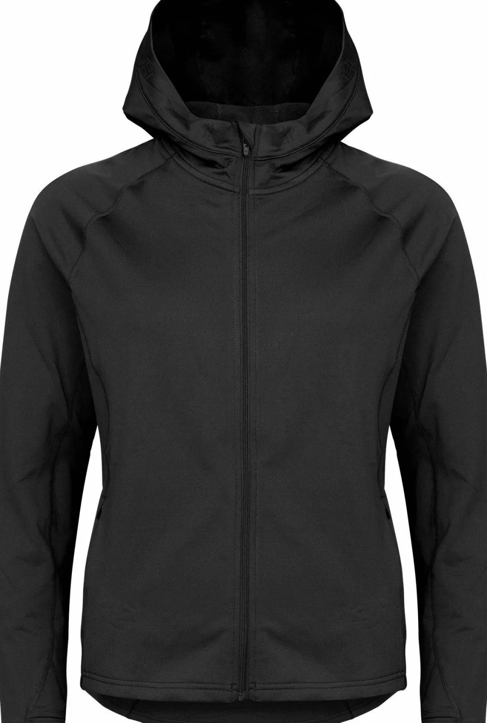 Hellner Women's Tech Fleece Hood Black Beauty