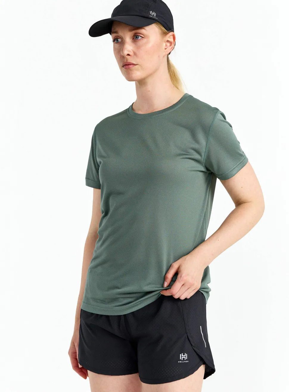 Hellner Women's Tossis Mesh Tee Laurel Wreath