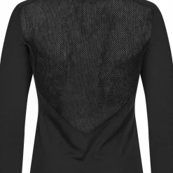 Hellner Women's Wool Tech Base Layer Long Sleeve Black Beauty