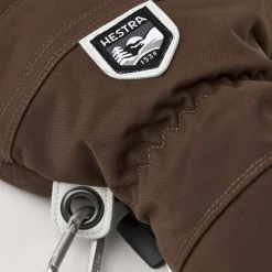Hestra Army Leather Heli Ski 5-finger Espresso