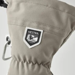 Hestra Army Leather Heli Ski 5-finger Khaki