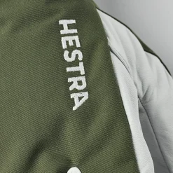 Hestra Army Leather Heli Ski 3-Finger Olive