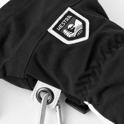 Hestra Army Leather Heli Ski 3-Finger Black