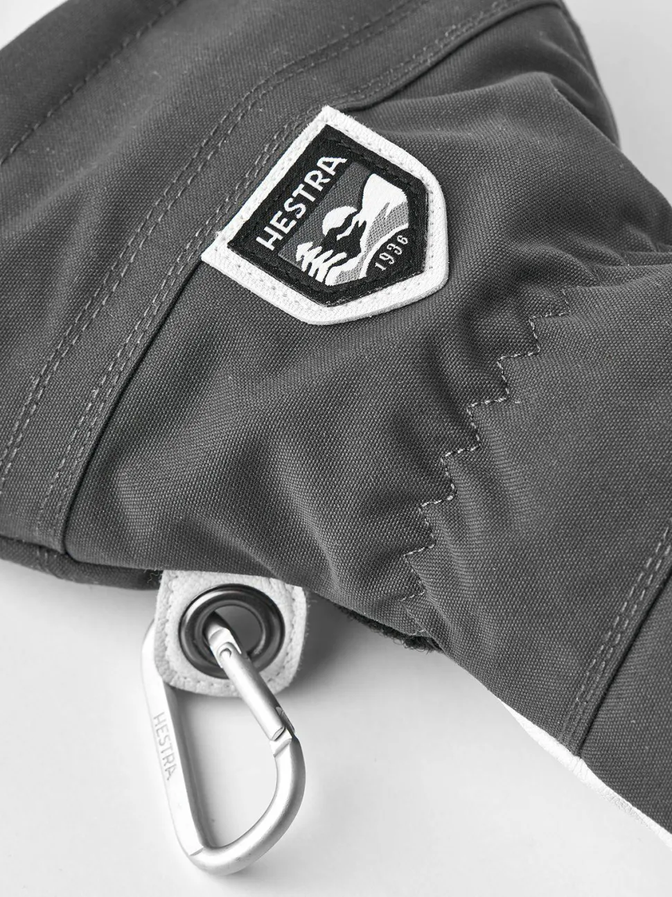 Hestra Army Leather Heli Ski 5-finger Grey