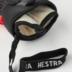 Hestra Army Leather Wool Terry 5-Finger Flame Red