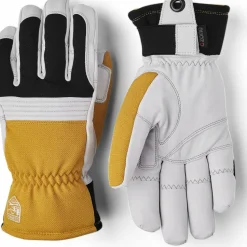 Hestra Couloir 5 Finger Mustard/Off White