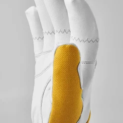 Hestra Couloir 5 Finger Mustard/Off White