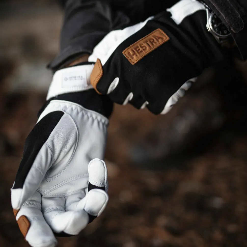 Hestra Ergo Grip Active Wool Terry - 5 Finger Black/Off White