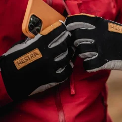 Hestra Ergo Grip Active Wool Terry - 5 Finger Black/Off White