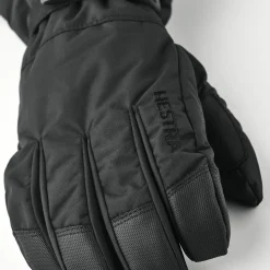 Hestra Gauntlet Sr. - 5 Finger Black/Black