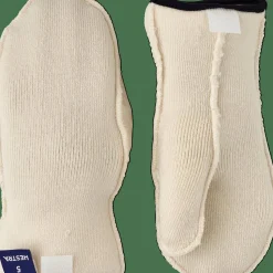 Hestra Junior Wool Terry Liner Mitt Off White
