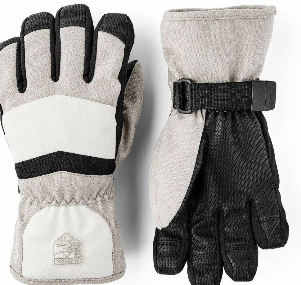 Hestra Juniors' Gore-Tex Atlas 5 Finger Beige