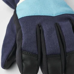Hestra Juniors' Gore-Tex Atlas 5 Finger Navy