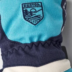 Hestra Juniors' Gore-Tex Atlas 5 Finger Navy