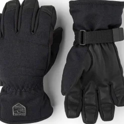 Hestra Juniors' Gore-Tex Atlas 5 Finger Black
