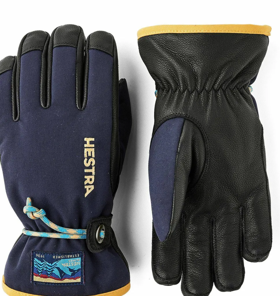 Hestra Kids' Wakayama Jr - 5 Finger Navy