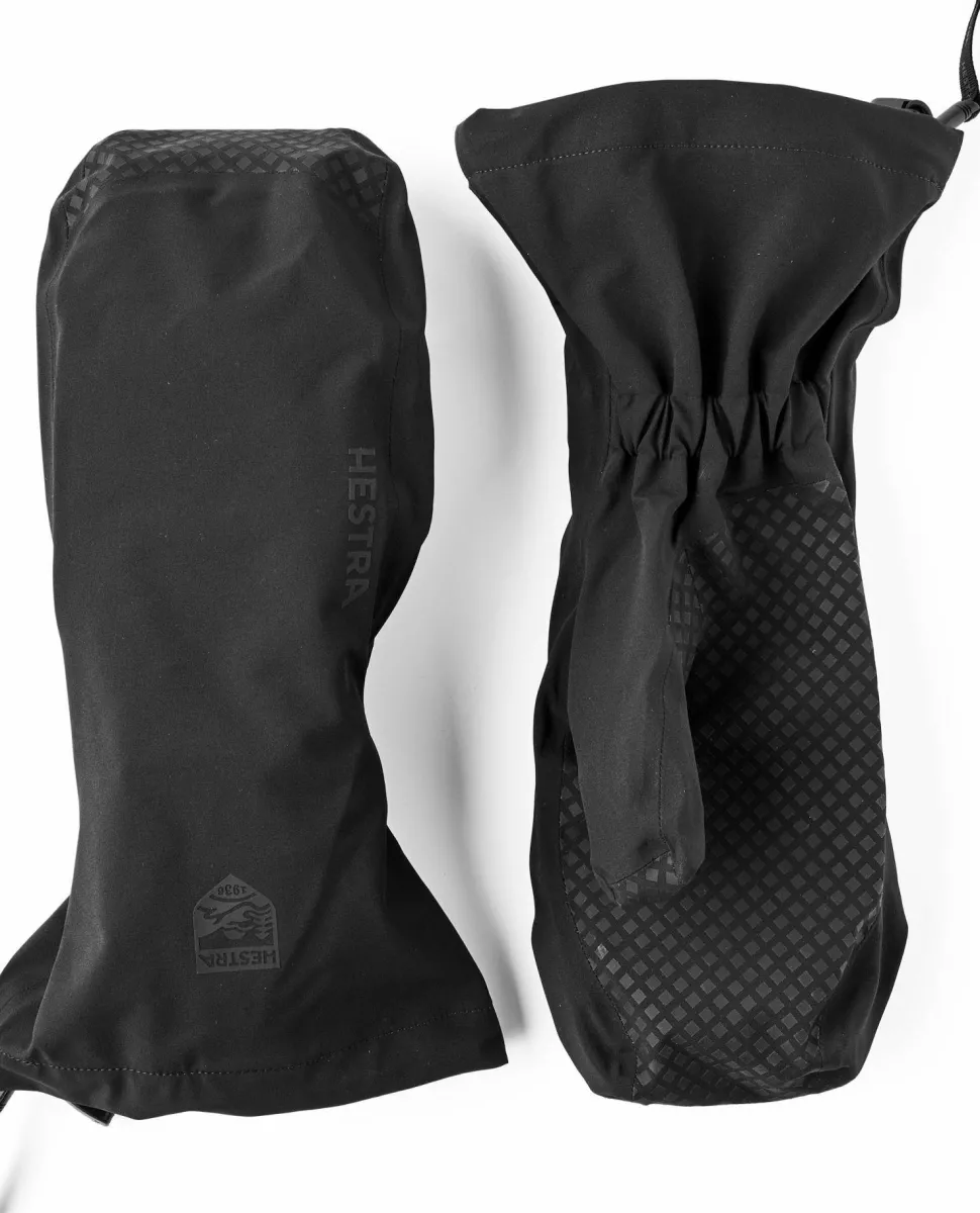Hestra Seam Sealed Shell Mitt Black