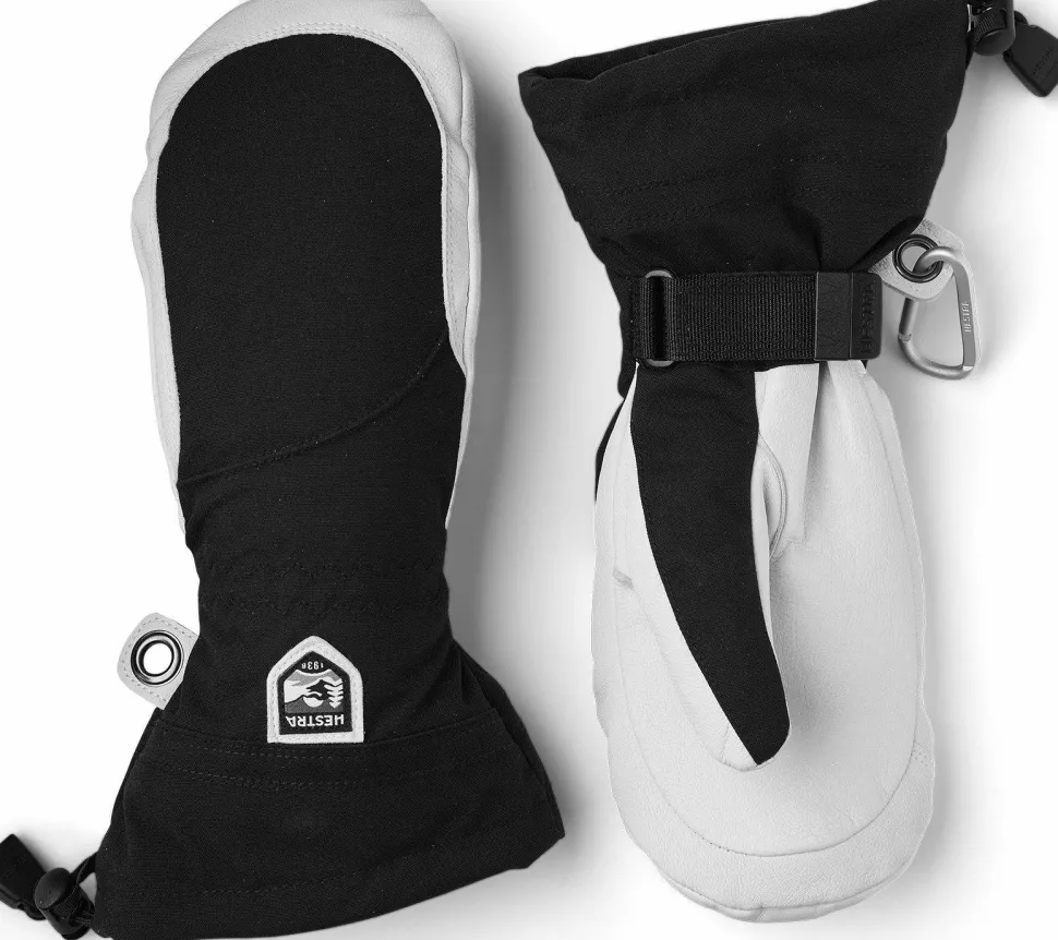 Hestra Women's Heli Ski Female Mitt Black/White