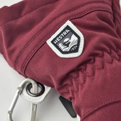 Hestra Women's Heli Ski Female Mitt Bordeaux/Offwhite